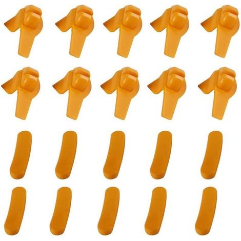 ,Support de changeur de pneus, 20 pièces, tête de démontage, insertion de canard, protecteur de jante (1/4)