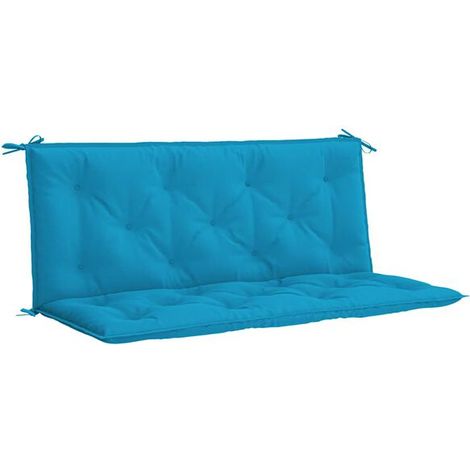 Coussin de banc de jardin en tissu Oxford bleu clair (1/5)