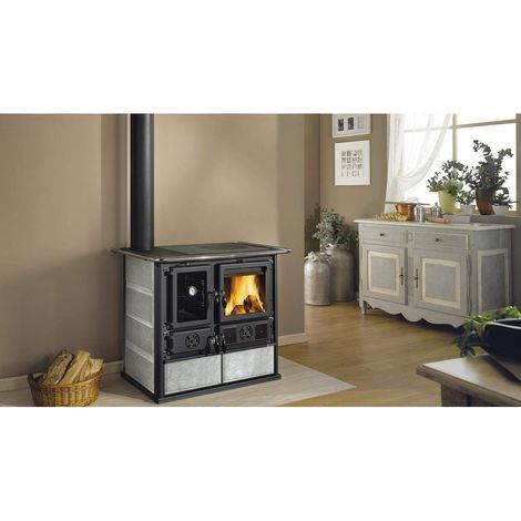 La Nordica Rosa Sinistra Reverse. Tipo: Caminetto freestanding, Tipo di camino: Chiuso, Tipo di alimentazione: A legna. Potenza di riscaldamento (max.): 8200 W, Classe efficienza energeti... - 7015057 (1/2)