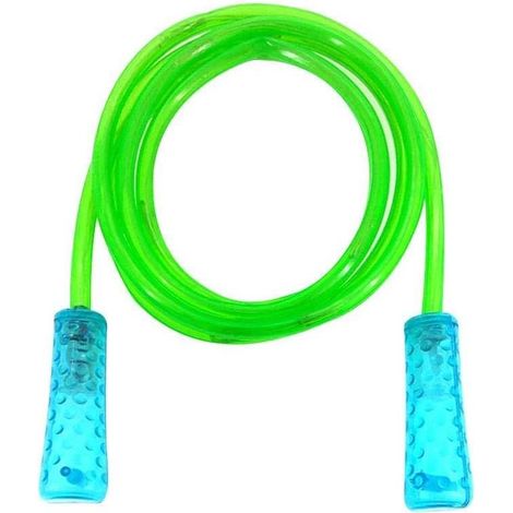 Cette corde à sauter lumineuse est un excellent jouet pour les enfants et les adultes, idéale pour faire du cardio à la maison. Elle est écologique. (1/5)