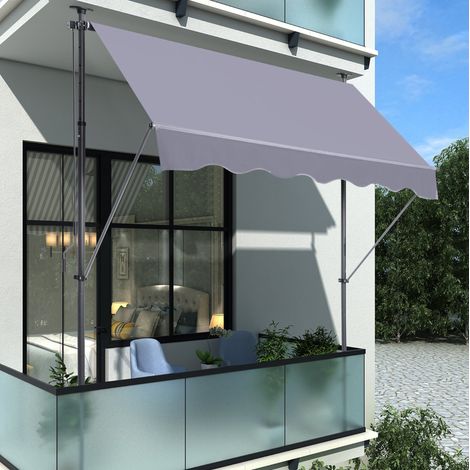 Tenda da sole a bracci 200x150 cm regolabile OKMYHOME (1/5)