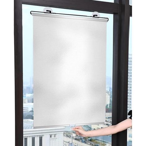 40 cm x 125 cm - Per casa, viaggi e finestrini laterali dell'auto - Tende a rullo oscuranti - Con ventose - Telescopiche - Tessuto con protezione solare (1/5)