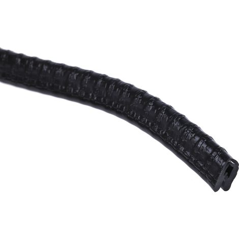 Rs Pro – Protection de bordure en PVC noir 20m x 8,5 mm x 5,6 mm – Flexible pour sols durs – Installation facile – Bobine de 20 mètres (1/3)