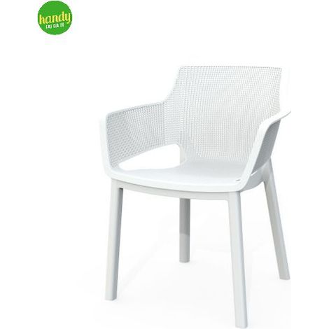 Keter poltrona elisa bianco 57.7x62.5x(h)79 cm giardino (1/7)