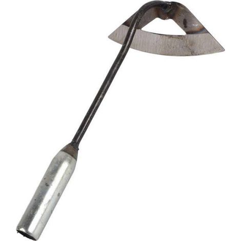 Houe Creuse - Acier Inoxydable - Pour Désherbage Et Ameublissement Du Sol - Usage Jardin Domestique - 1 Pièce (1/5)