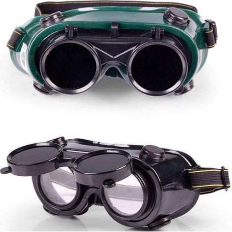 Casque de Soudage professionnel,Masque Soudage Lunettes de soudage lunettes de protection anti-éclaboussure soudeur (1/4)