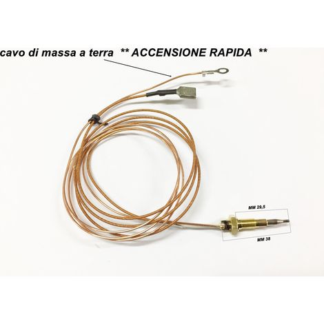 SMEG ARISTON INDESIT TECNOGAS NARDI WHIRLPOOL TERMOCOPPIA FORNELLO H 4775 TC 37 (1/2)