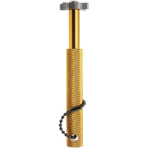 Affilatore per mazze da golf in acciaio legato, color oro, con 6 testine (1/5)