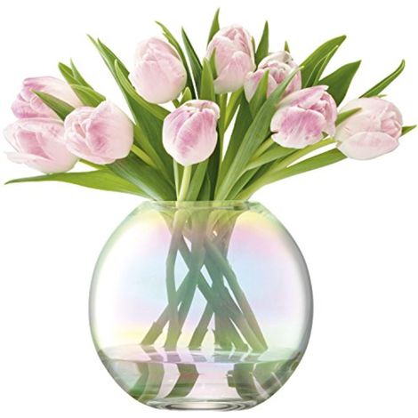 Vase hauteur 16 cm nacré (1/5)