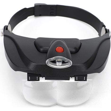 Loupe frontale multifonctionnelle à LED avec lentille remplaçable pour l'inspection (1/5)