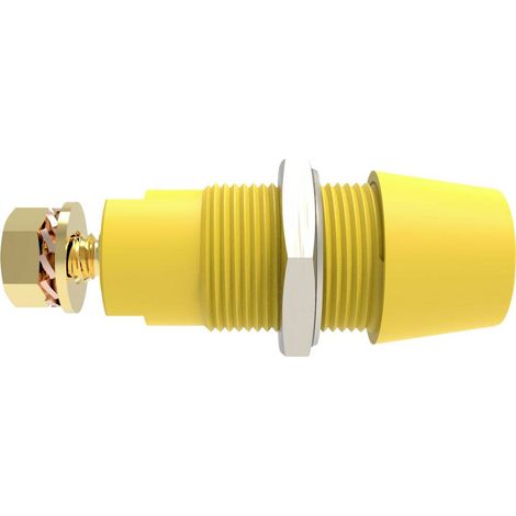 Schützinger DI SAB 9430 Au / GE Presa di sicurezza montaggio in superficie dritto Giallo 1 pz.
