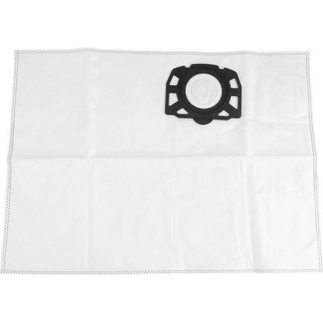 Sacs de Collecte de Poussière pour Karcher WD2 WD3 KD3, Lot de 4 Pièces en Tissu Non Tissé Noir, 3 Couches Filtre 99,97% (1/4)