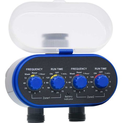 Maison Exclusive - Minuterie d’eau à sortie double avec vannes à bille (1/5)