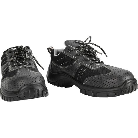 Chaussures de sécurité homme bout acier antistatique anti-écrasement anti-perforation bottes de travail assurance (43) (1/5)