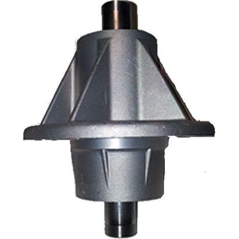 Palier de lame pour tracteur tondeuse CASTELGARDEN – Référence GGP 382207204/0 – Ø axe 20 mm – Hauteur axe 150 mm – Entraxe 82 mm
