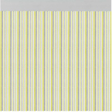Kunststoffvorhang für Außentüren, Modell Brescia, Gelb, 90 x 210 cm Acudam M63166 (1/2)