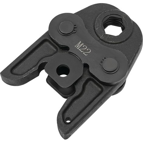 Mâchoire à sertir noire, mâchoire compacte à sertir, pour la construction de ponts, l'électricité, la construction navale, la construction, 10,2 x 15 x 4,15 cm