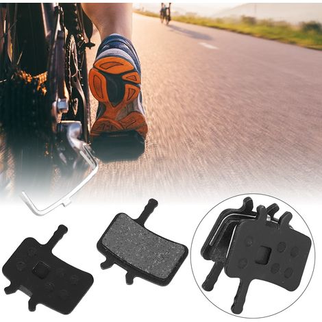 paire de plaquettes de frein à disque semi-métalliques pour vélo de route/VTT, accessoires