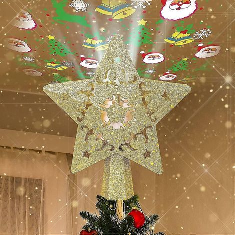 Décoration de sapin de Noël - Étoile lumineuse (1/5)