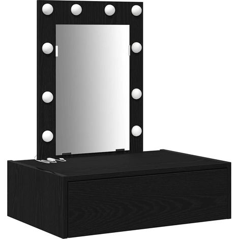 Maison Exclusive - Tavolo da Trucco Nero 60 x 40 x 70 cm Legno multistrato