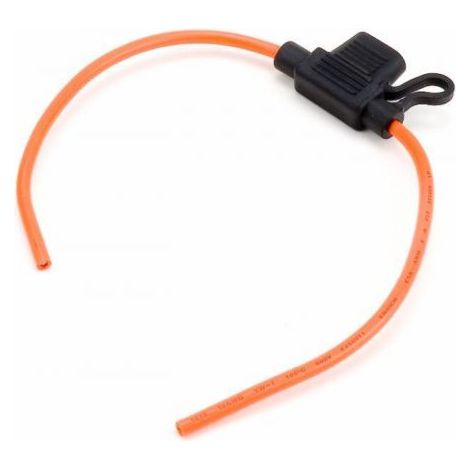Portafusibile a tenuta stagna per fusibile bilama con cavo 4 mm² lunghezza 120 mm