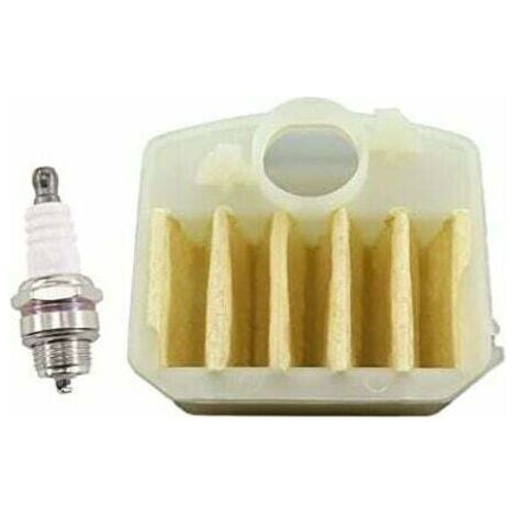 Air filter with spark plug for Husqvarna 340 345 346 350 351 353 chainsaws. Replaces 537024003 (1/3)