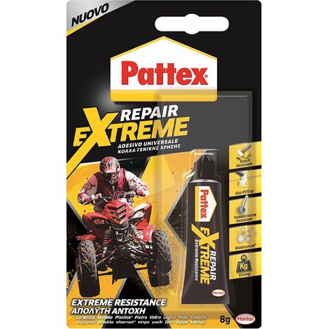 ADESIVO COLLA FLESSIBILE ED EXTRAFORTE PATTEX REPAIR GEL GR.8
