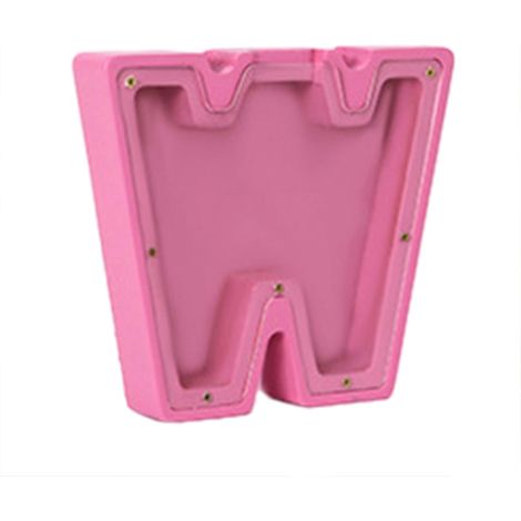Tirelire simple en forme de lettre majuscule élégante et pratique pour économiser de l'argent cadeau idéal pour la fête des enfants. (1/4)