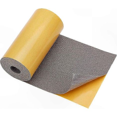 Lot de 2 Rouleaux Ruban Adhésif Tissu Gris pour Réparation Canapé, Tente, Chaise, Siège Auto, Bâche Bateau - 78x4 Pouces, Épaisseur 1mm, Toile de Coton Robust (1/5)