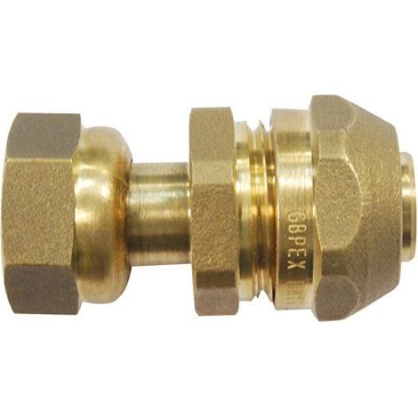 Boutte 3182067 PRF1612ET Union laiton femelle 12 x 17 ecrou tournant pour tube polyethylene reticule 16 (1/2)