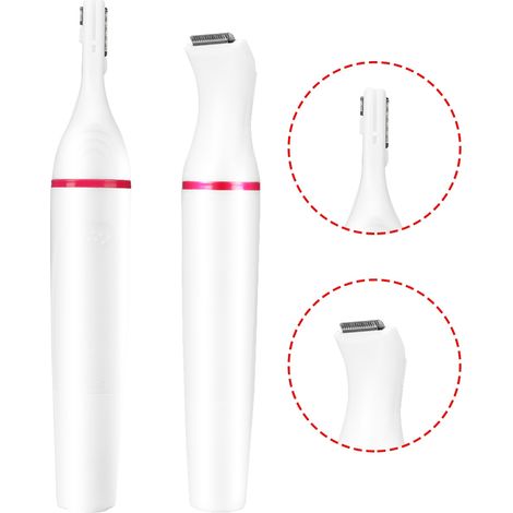 Rasoir Électrique 4-en-1 pour Femme - Épilateur Visage, Sourcils, Nez et Maillot - Sans Piles (1/5)