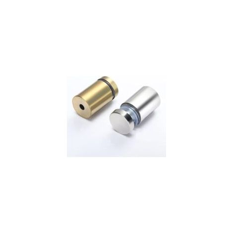 20 viti distanziatrici, perno distanziatore per pubblicità su vetro, bullone di fissaggio per distanziatore in vetro, acciaio inossidabile, 12x40mm, con accessori di montaggio a vite - Crezuo