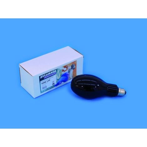 Sylvania 0023970 Mercury Vapor Black Light Bulb E27 BLB 125W BEE
