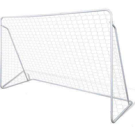 Maison Exclusive - Fußball-Tornetze 2 Stück 240 x 90 x 150 cm Sta (1/5)