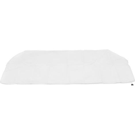 Paquet de 3 couvertures pour plantes couverture antigel rectangulaire en tissu non tissé avec cordon de serrage pour plantes de fenêtre extérieure 100x40x45cm blanc (1/5)