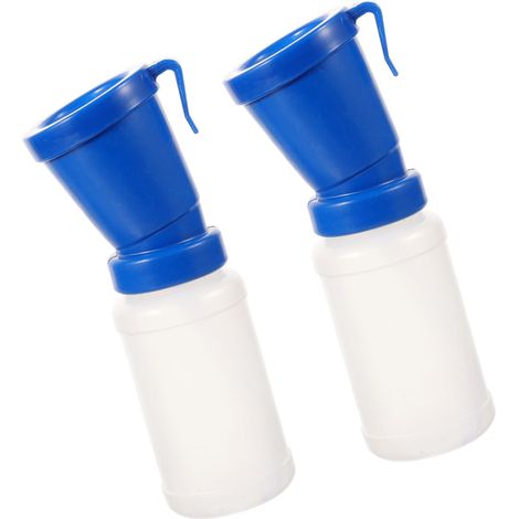 2pcs Coupelle de Trempage pour Trayons de Vaches en Plastique Bleu Design Ergonomique Nettoyage en Élevage Laitier (1/5)