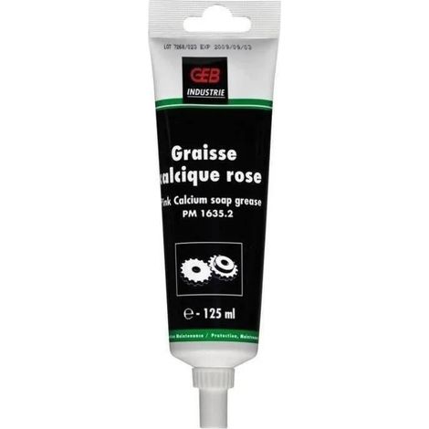 GEB Grasa calcárea rosa tubo 125 ml lubricante técnico