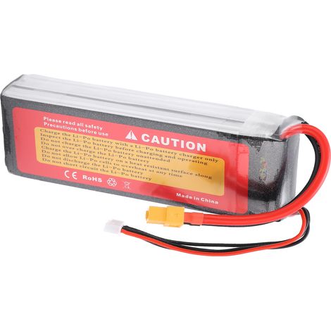 Batterie LiPo 3S 11.1V 6000mAh 45C XT60 Grande Capacité Lithium Modélisme (1/5)