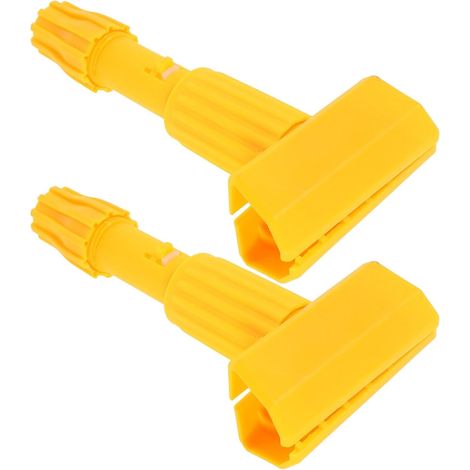 Lot 2 clips de rechange pour tête de balai, pinces en plastique détachables, pièces pour manche de balai pour le nettoyage professionnel