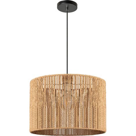 TOOLIGHT LAMPE APP1325-1CP BOHO BROWN 40CM