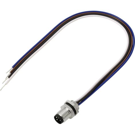 TRU COMPONENTS TC-13751972 Cavo di collegamento M8 x 1 Spina dritta 0.2 m Numero di poli: 4 1 pz. (1/3)