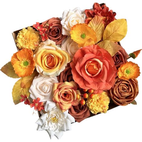 Fleur artificielle-Soie artificielle-Décoration DIY-Modèle H114-Boîte cadeau (1/5)