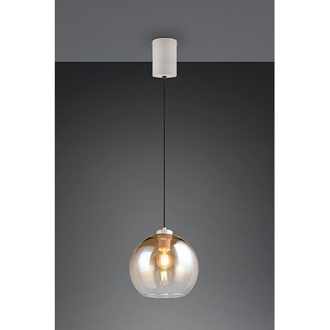 Lampe suspendue Liora Verre ambré - R36601013