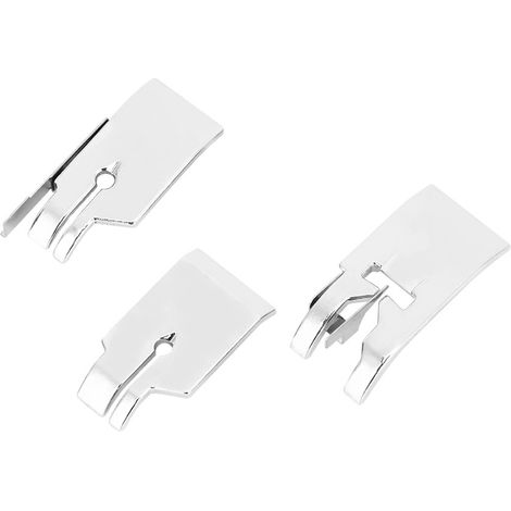 Lot de 3 pieds à ourlet 1/4 pouce pour machine à coudre industrielle, pied de jointure pour couture précise et bordure. (1/5)