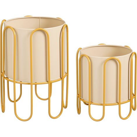 Mica Decorations Cache-pot d'intérieur Brun H35xl26xL26cm (1/5)