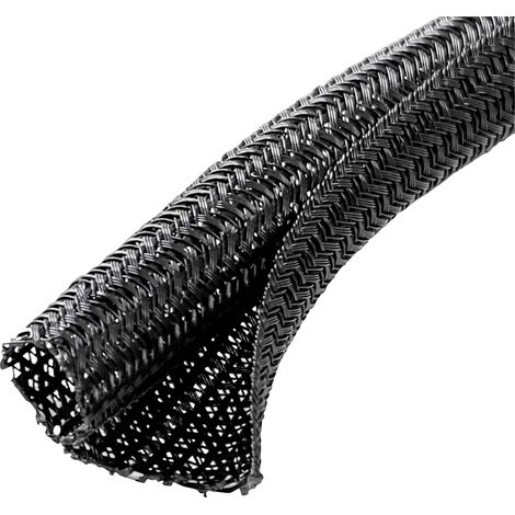 QUADRIOS 23CA249 23CA249 GAINE TRESSÉE NOIR POLYESTER 50 À 51 MM MARCHANDISE VENDUE AU MÈTRE (1/5)