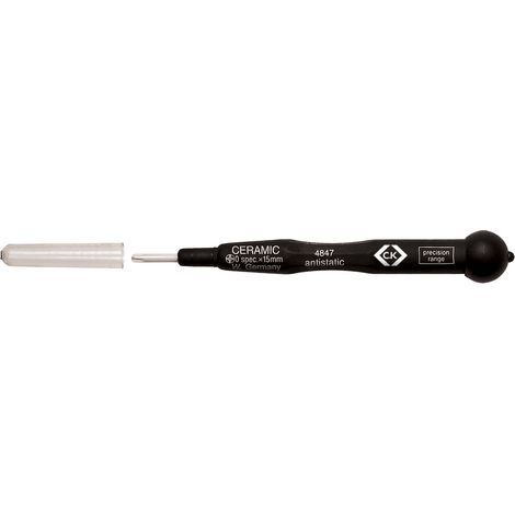 C.K  T4847 Elektronik- u. Feinmechanik Kreuzschlitz-Schraubendreher PH 0 Klingenlänge: 15 mm DIN EN
