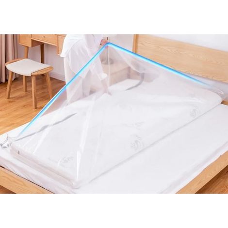 Sac Sous Vide Matelas - 220x100 cm - Pour Matelas Latex Mousse Ressorts - PA+PE - Extra Large (1/4)