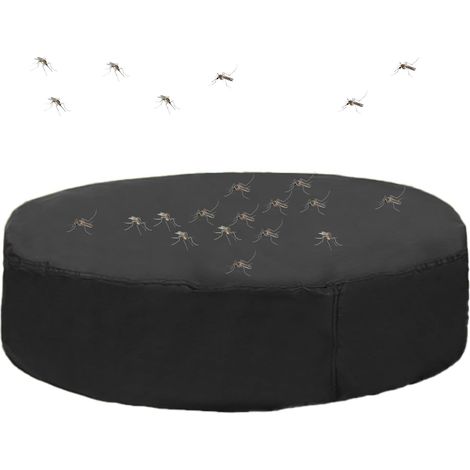 Housse de Piscine Ronde - Bâche Ronde pour Piscine - Bordure Ajustable Anti (1/5)