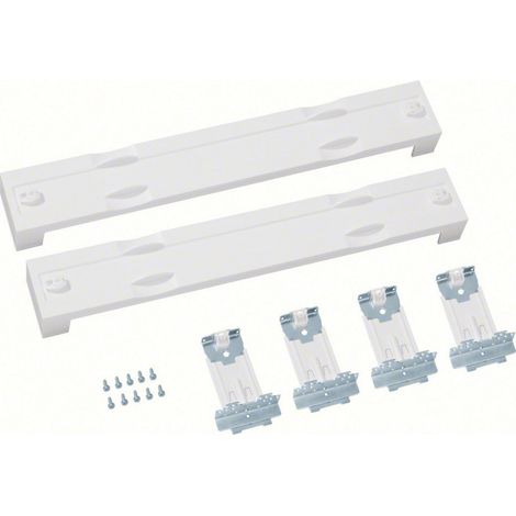 Jeu 2 plastrons pleins d'extrémité 1 travée h 75 mm l 500mm univers HAGER UD02F1